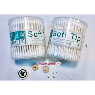 Tăm Bông đầu xoắn 200 chiếc Softtip tăng khả năng làm sạch bụi bẩn nội địa Thái Lan