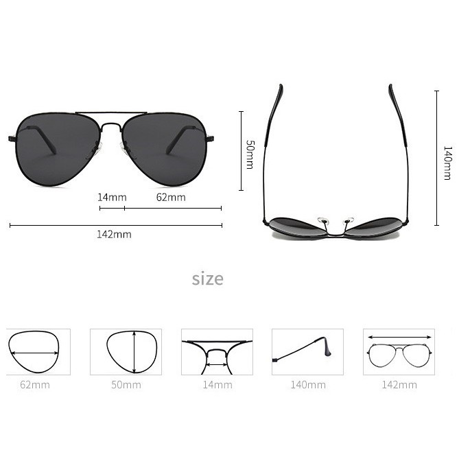 MẮT KÍNH mát NAM NỮ Kính râm FULLBOX HÃNG POSHOP TRÒNG THỦY TINH ĐỔI MÀU KIỂU PHI CÔNG CAO CẤP Basic | BigBuy360 - bigbuy360.vn