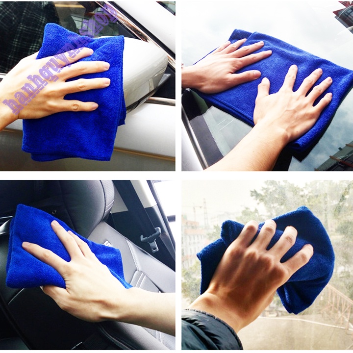 Khăn Lau Ô Tô Xe Hơi Đa Năng 40x60CM Giao Màu Ngẫu Nhiên