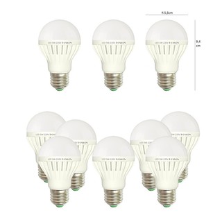 Bóng đèn LED MONSKY 3w 5w 7w cao cấp tiết kiệm điện vỏ nhựa mika cực bền tuổi thọ cao