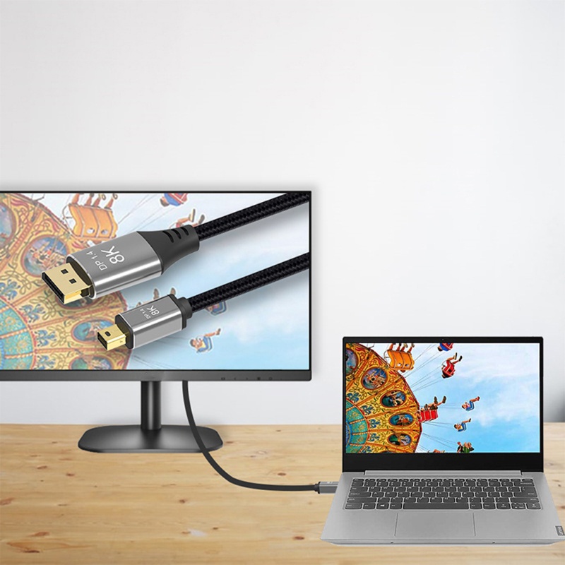 Dây Cáp Kết Nối Hai Chiều 8k 60Hz 4k144Hz Hd Sang Dp Phiên Bản Mới 1 4 Mini Dp