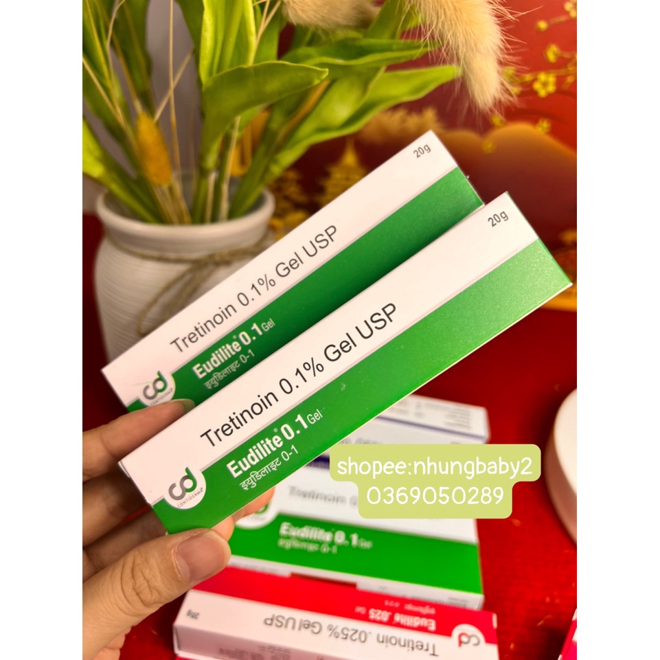 Kem Eudilite Tretinoin 0.025% . 0.05% . 0.1% chống lão hoá da