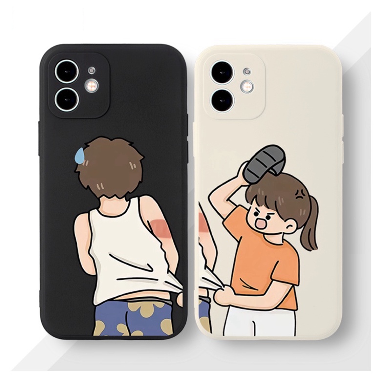 Ốp lưng iphone BẢO VỆ CAMERA cho iphone 7+/8 plus, X, XSMAX, 11, 12, 12, 13 PROMAX CẶP ĐÔI DỄ THƯƠNG