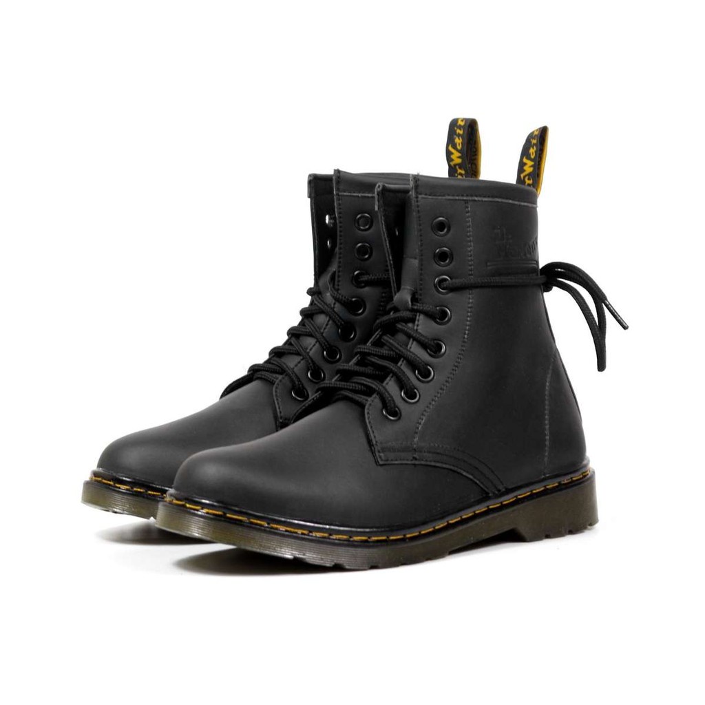 Giày Boots 1460 cao cổ đen Thái CMY