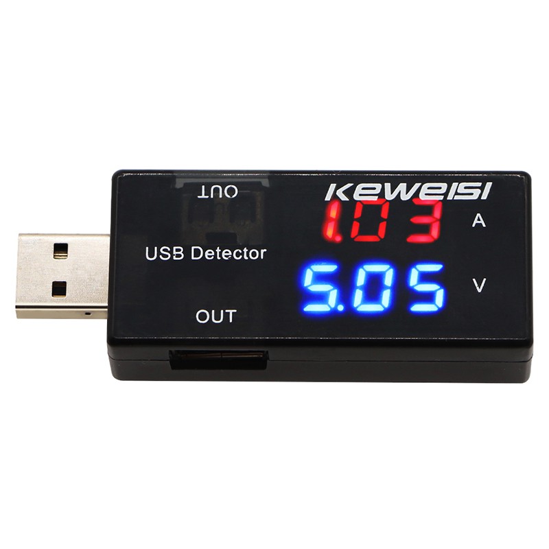 Thiết bị đo dòng điện sạc cổng usb thiết kế di động tiện lợi