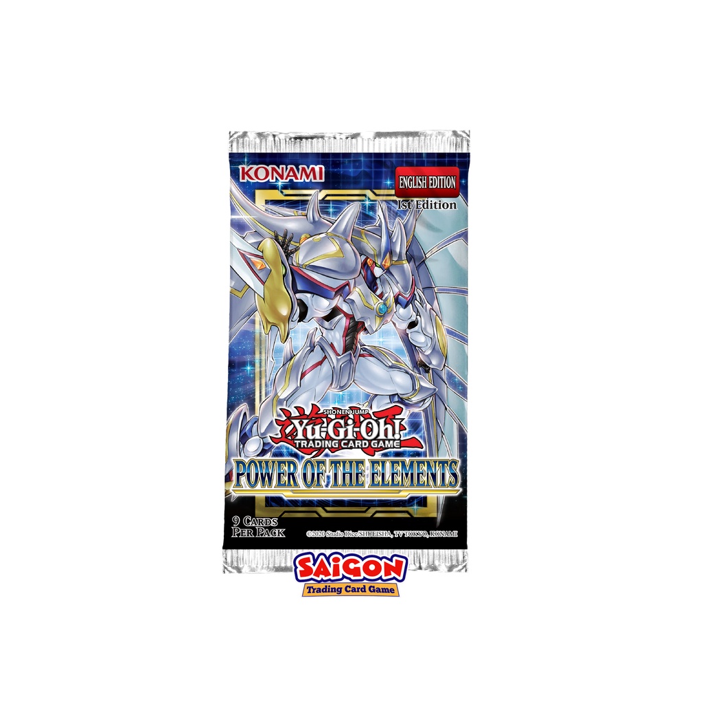 Gói Bài Tăng Cường YugiOh! Power Of The Elements - Chính Hãng Konami - Nhập Khẩu Châu Âu