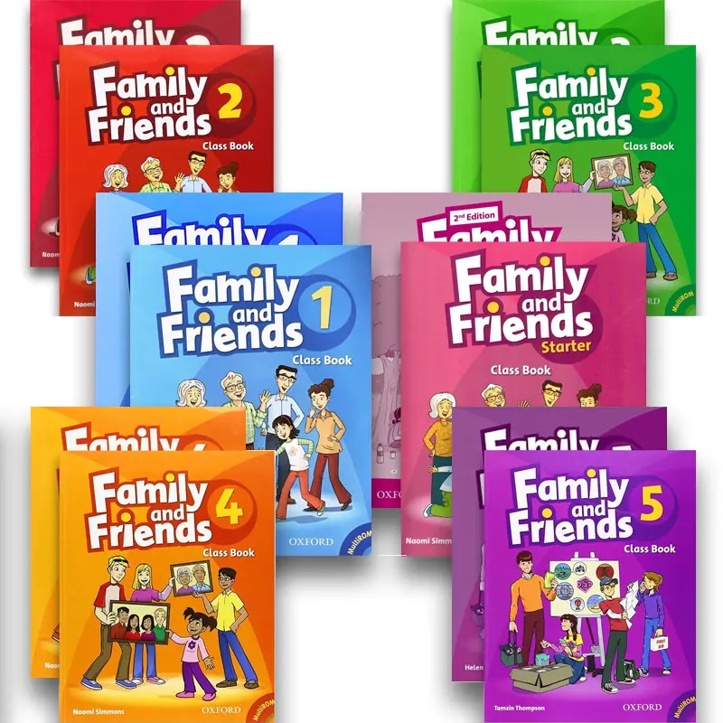 Family and Friends level starter - level 5, bộ bao gồm Classbook và Workbook