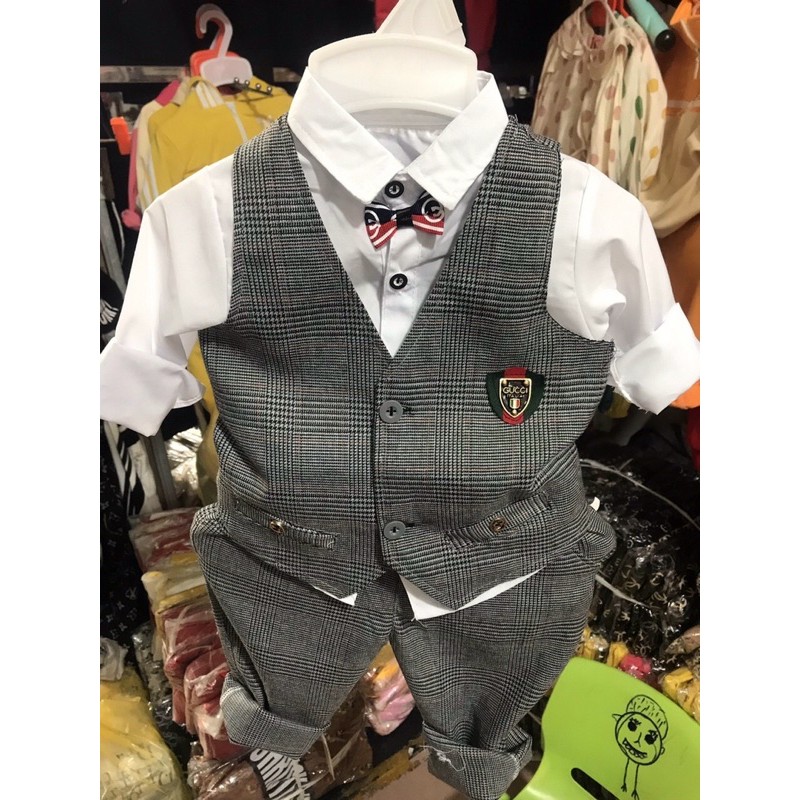 Bộ công tử cao cấp cho bé trai 8-16kg