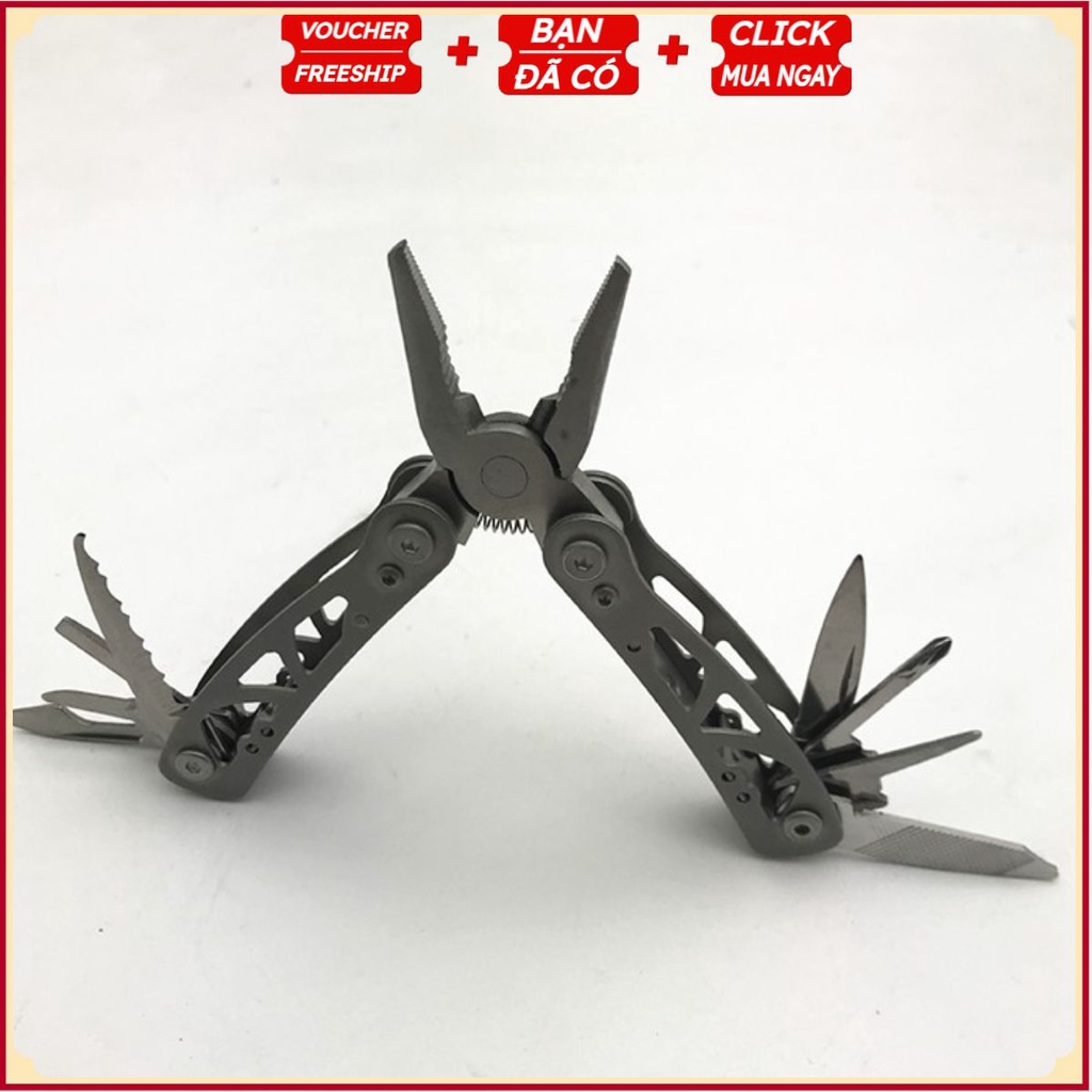 Kìm Kẹp Lò Xo Siêu Năng T9 Kiêm Cưa - Dao - Tô Vít - Mở Bia - 9 In 1