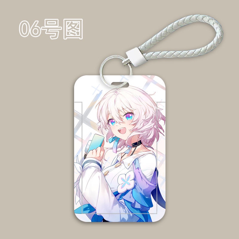 Honkai: Star Rail Card Sleeve Honkai Impact 3 Name Tag New March 7th Case Student Bus Card Game ID Sleeve Anime Lanyard Trailblazer
