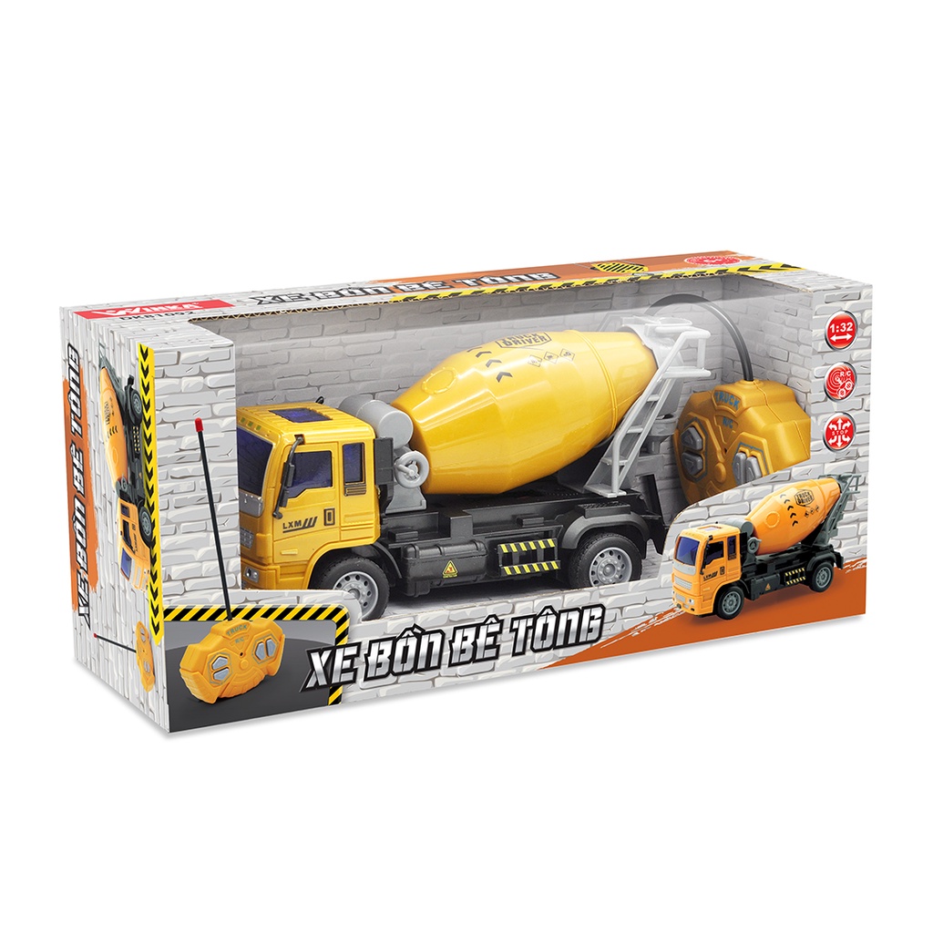 Đồ Chơi Duka: Xe Bồn Bê Tông - Điều Khiển Từ Xa, DK 81092