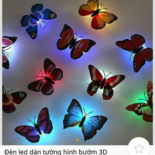 Đèn Led Dán Tường Con Bướm Cao Cấp