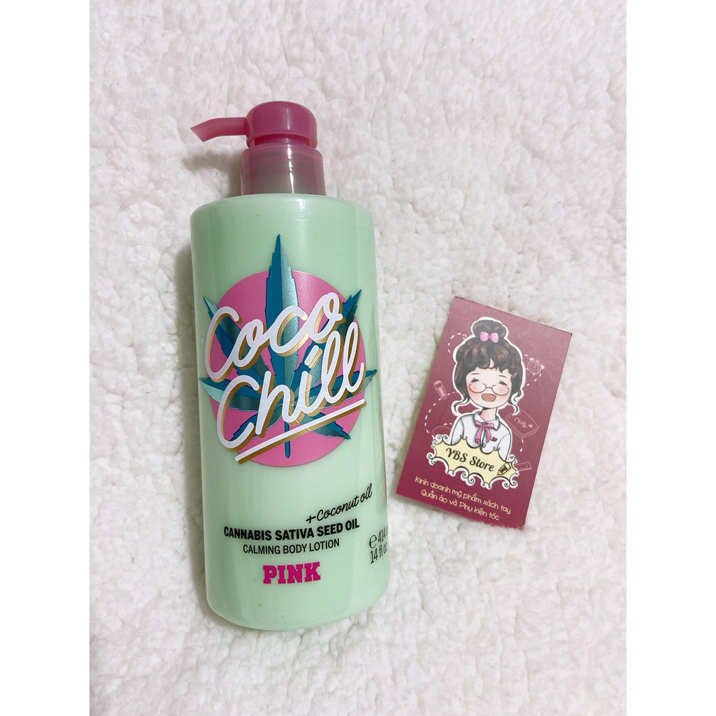 {Chuẩn Auth} {Bill Mỹ} Pink Coco Lotion Coconut Oil Sữa Dưỡng Thể Nước Hoa Victoria's Secret Body Lotion 414ml