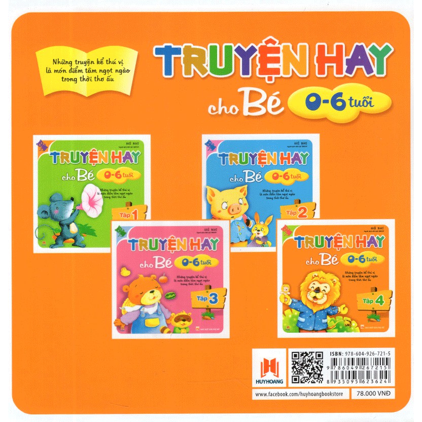 Sách - Truyện hay cho bé 0-6 tuổi (Tập 4)
