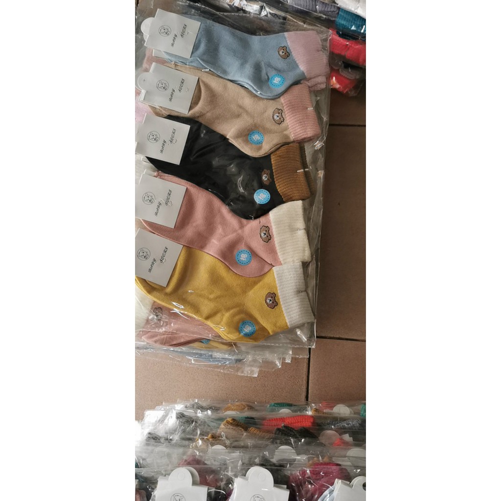 PVN19774 Set 5 đôi tất cotton dày dặn cho bé trai/bé gái T2 .