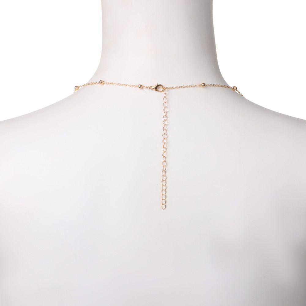 ESPO Dây Chuyền Cơ Thể Dạng Chuỗi Tua Rua Màu Vàng / Bạc Thời Trang