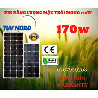 PIN NĂNG LƯỢNG MẶT TRỜI MONO 170W