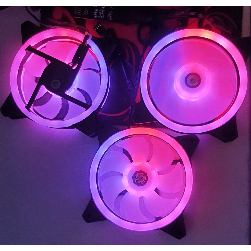 Quạt tản nhiệt Bitspower Touchaqua NOTOS O 120 PWM Fan Digital RGB