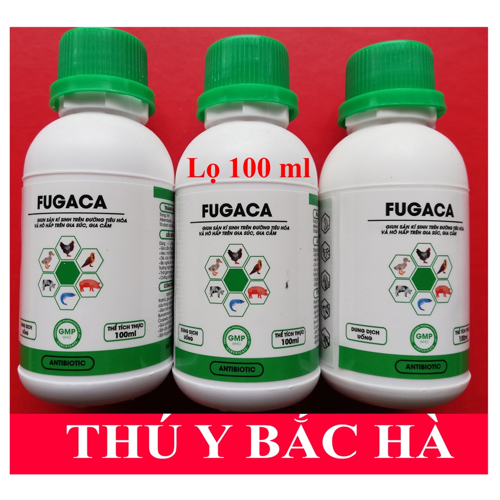 1 lọ FUGACA 100 ml dùng tốt cho chó, mèo, gia súc, trâu bò lợn, gia cầm, gà chọi, gà đá, chim cảnh