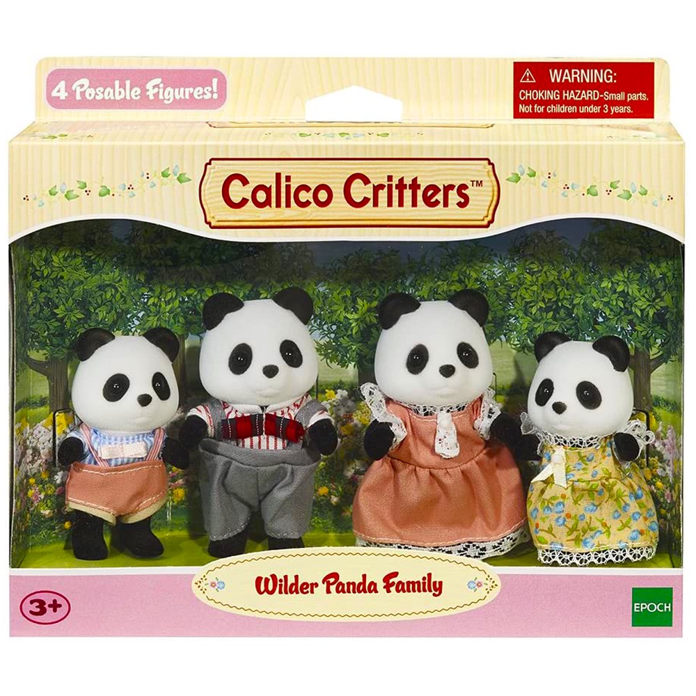 Sylvanian Families Calico Critters Gia Đình Gấu Trúc Wilder Panda Family
