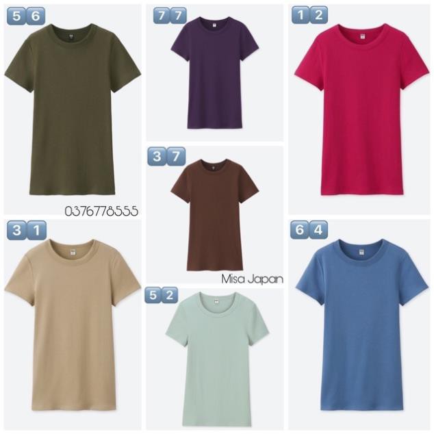 Áo len tăm UNIQLO cộc tay sz SM (bill xem ảnh) ་