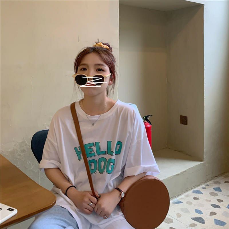 Áo Thun tay lỡ Unisex HELLO DOG