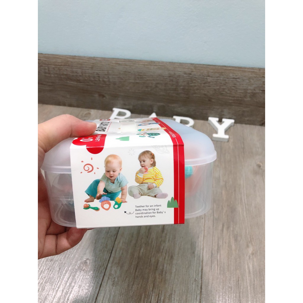 Bộ 10  gặm nướu BabyRattle an toàn cho bé