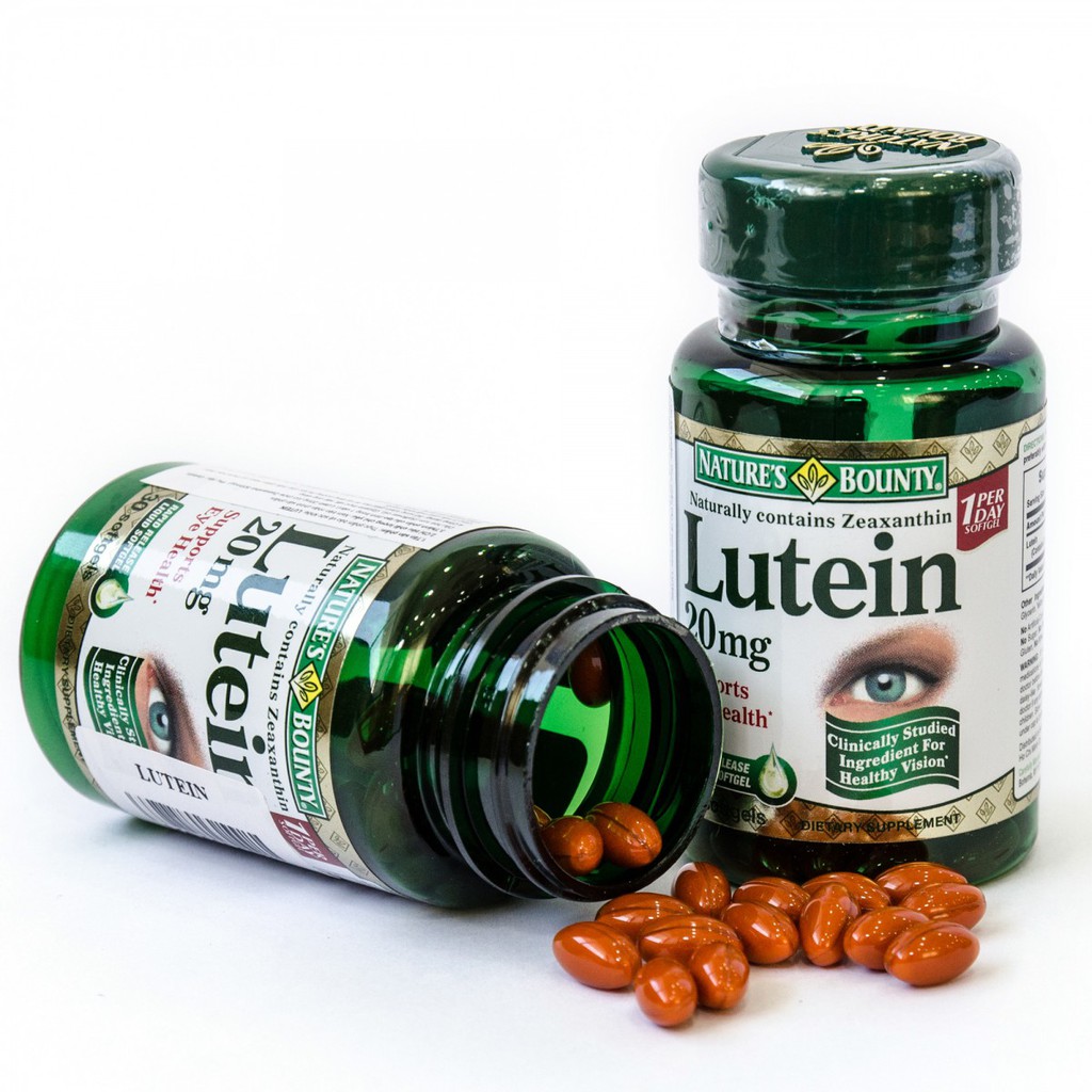 Viên uống Hỗ Trợ Tăng Cường Thị Lực Nature’s Bounty Lutein 20mg (30 Viên) | BigBuy360 - bigbuy360.vn
