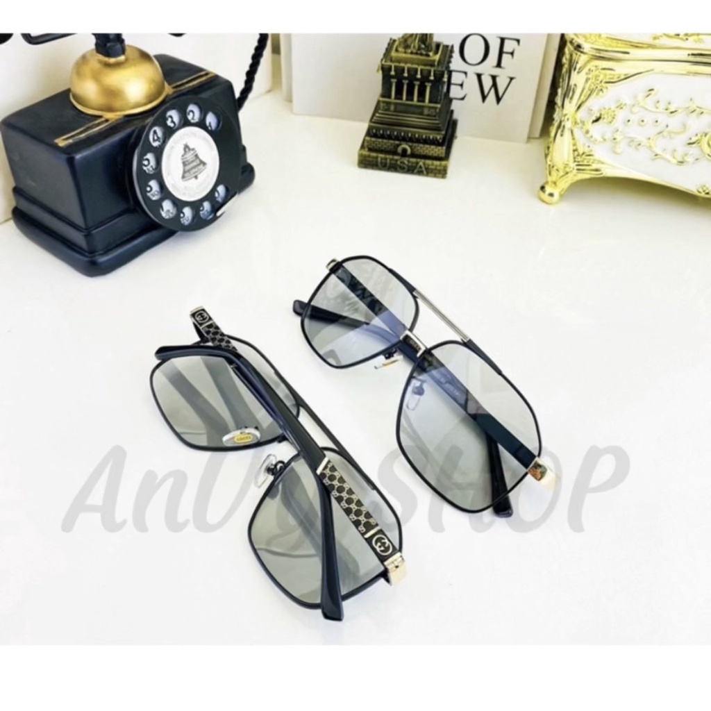 Kính GUCCI Đổi Màu - KÍNH Đi Ngày Và Đêm Cao Cấp Phân Cực Chống Chói Chống Tia UV
