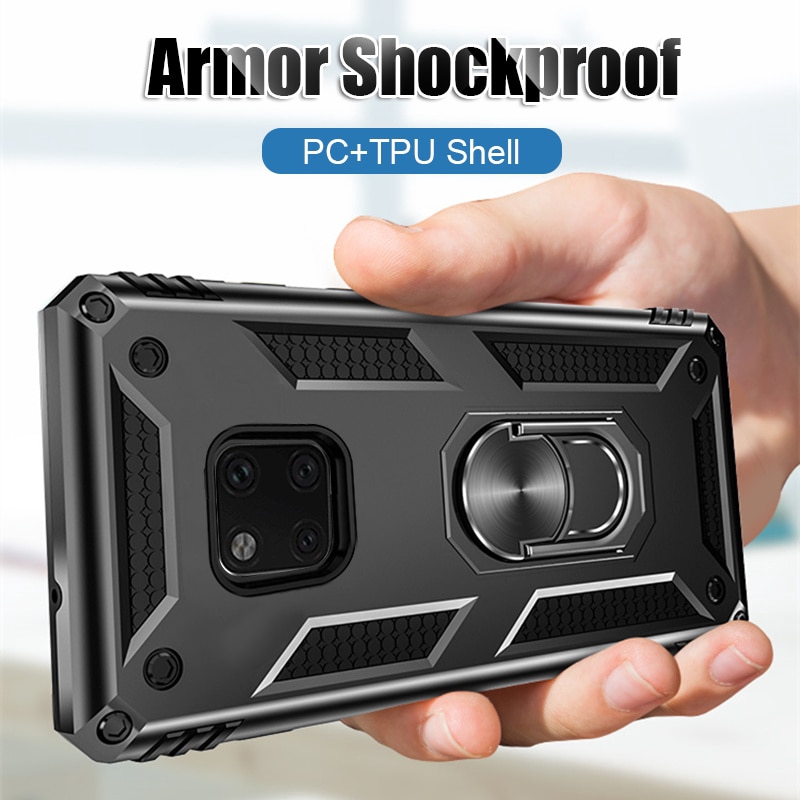 Ốp lưng Huawei Mate 20 Pro / Mate 20 Lite / Mate 20 X / Nova 5 Pro Vỏ giáp chống sốc sang trọng Chân