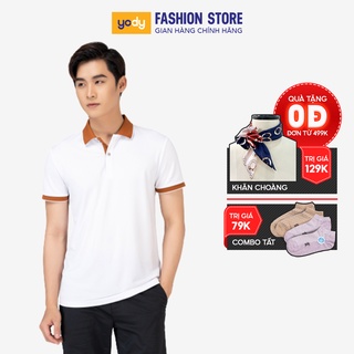 Áo thun polo nam YODY cổ bẻ chất vải pima cao cấp, mềm mịn APM3013