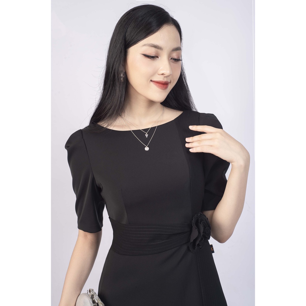 Đầm tay lỡ, đính bèo MMOutfit M-DA000521254