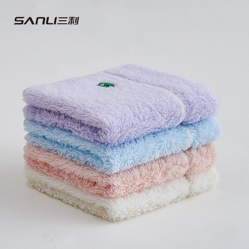 ⚡️ [Cao Cấp] Khăn Tắm Cho Bé Sanli Towel Họa Tiết Hình Thú - Cotton 100% - An Toàn Cho Bé - Size 25x25