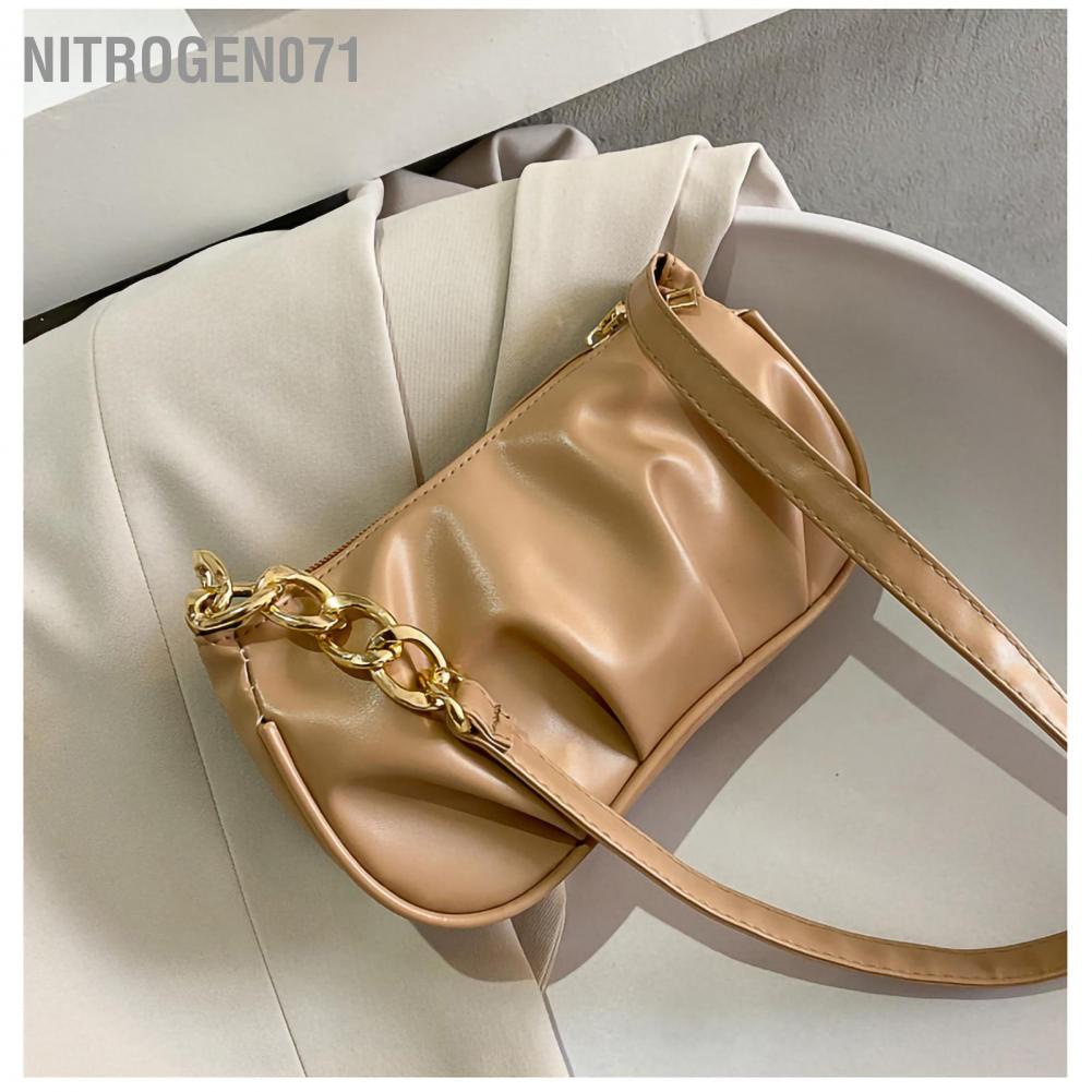 Túi Đeo Vai Bằng Polyester Mềm Mại Có Khóa Kéo Sức Chứa Lớn Nitrogen071