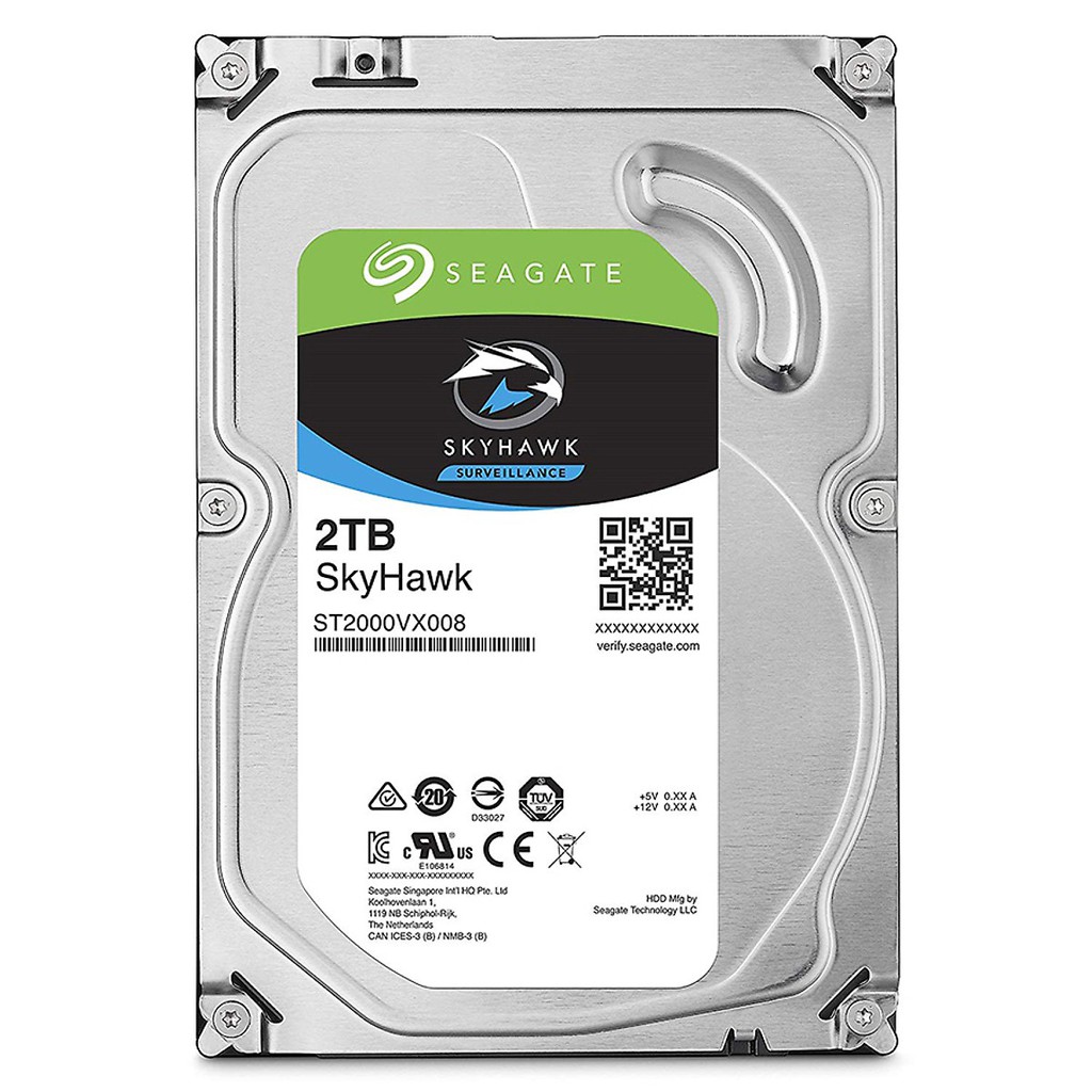 Ổ cứng HDD Seagate 2TB Skyhawk chuyên camera - Viễn Sơn phân phối