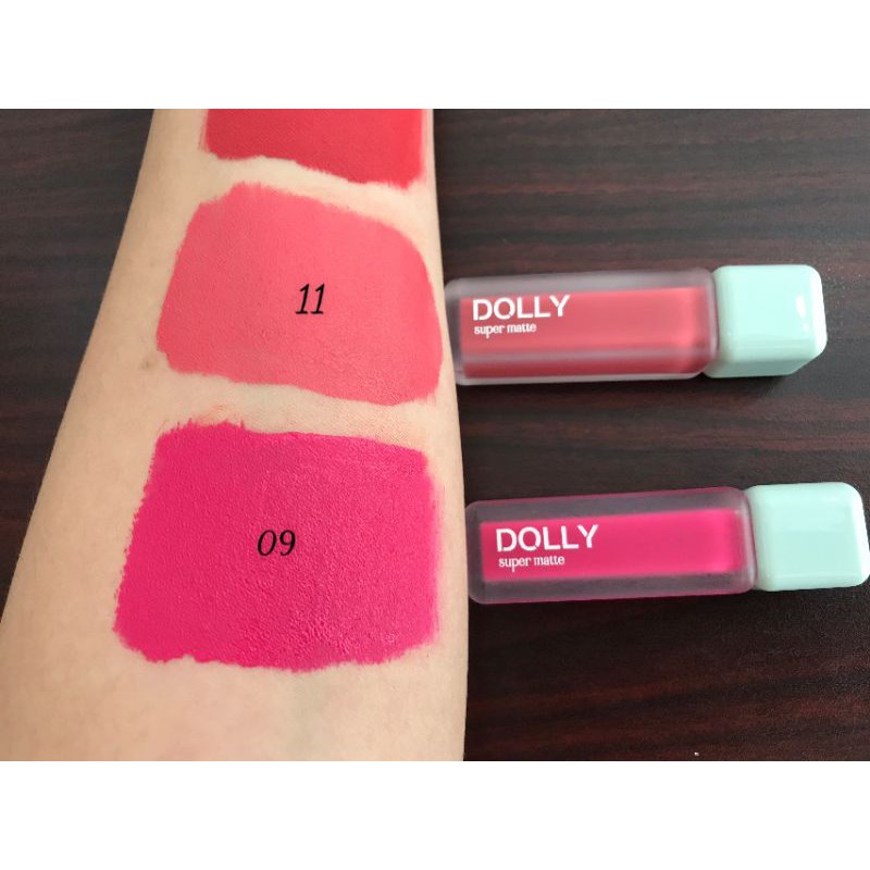 "HỒNG DOLLY 11 " SON DOLLY SUPER MATTE HOT TREND 2021