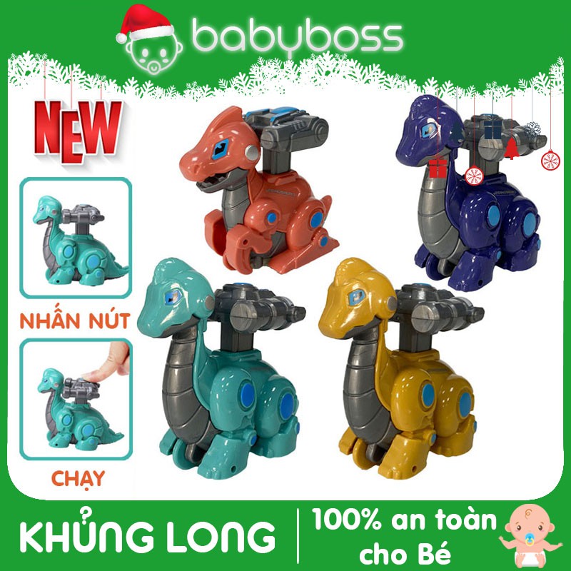 Đồ chơi cho bé khủng long chạy dây cót tinh nghịch đáng yêu cho bé - babyboss