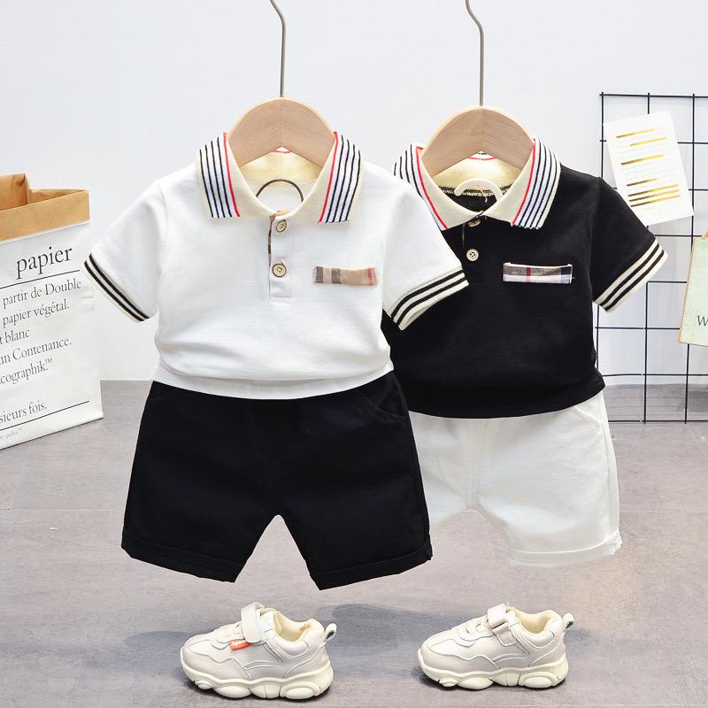 Bộ Quần Áo Màu Trơn Xinh Xắn Cho Bé 9 Tháng - 7 Tuổi EOBaby D07 D08