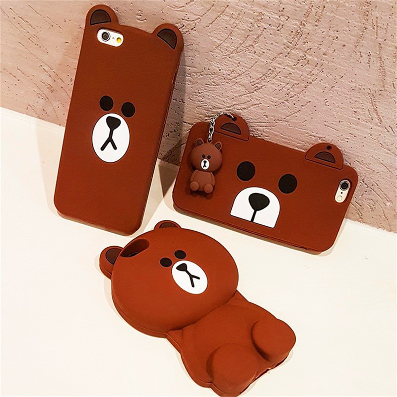 Ốp Điện Thoại Họa Tiết Gấu Teddy Cho iPhone 14 Pro Max 14 Plus 13 12 11 Pro Max Xs Max X XR 7 8 6 Plus 5 5s SE