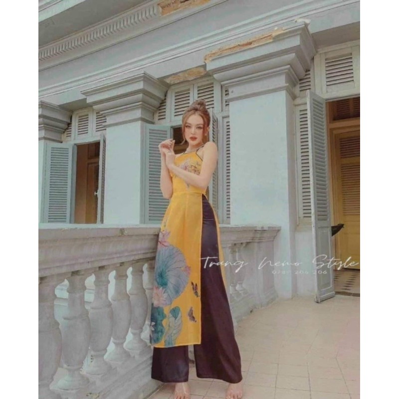 Thanh lí áo dài cổ yếm