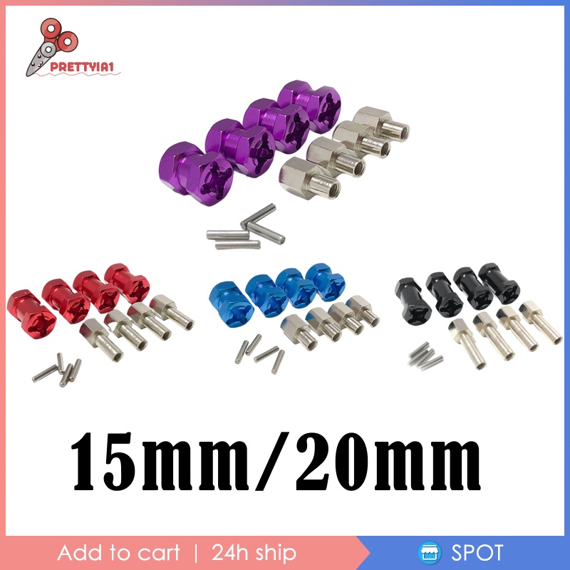 Set 1 / 4 Trục Nối Dài Bánh Xe Hơi Axial Scx10 D90 Ax10 Cc01 F350 Rc