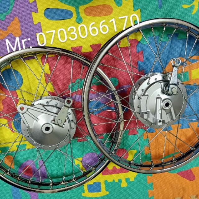 CẶP BÁNH CĂM WAVE A ZIN, NIỀN GOSHI, ĐÙM SƠN BẠC ZIN , KÈM THEO MÁ ĐÙM