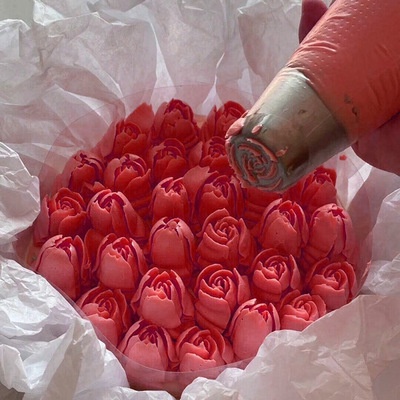 22/27 Đui bắt bông kem bằng thép không gỉ dùng trang trí bánh