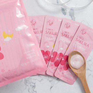 Mặt Nạ Ngủ Laikou Trà Xanh & Hoa Anh Đào (Matcha/Sakura) Sleeping Face Mask ✅FLASH SALE✅