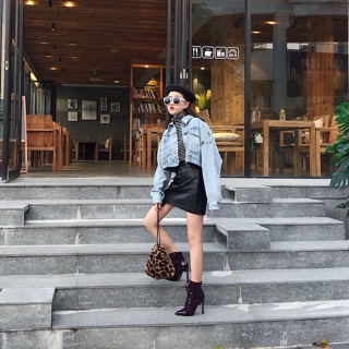 Boots buộc dây gót nhọn [ order taobao ]