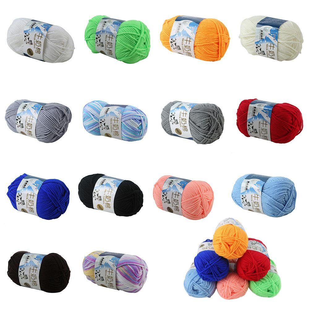 1 Cuộn Len cotton Sữa Đơn Thoải Mái Chất Lượng Cao