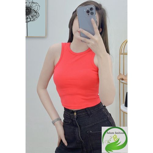 Áo thun crotop nữ , áo thun sát nách crotop chất thun cotton mềm mịn chely_fashion