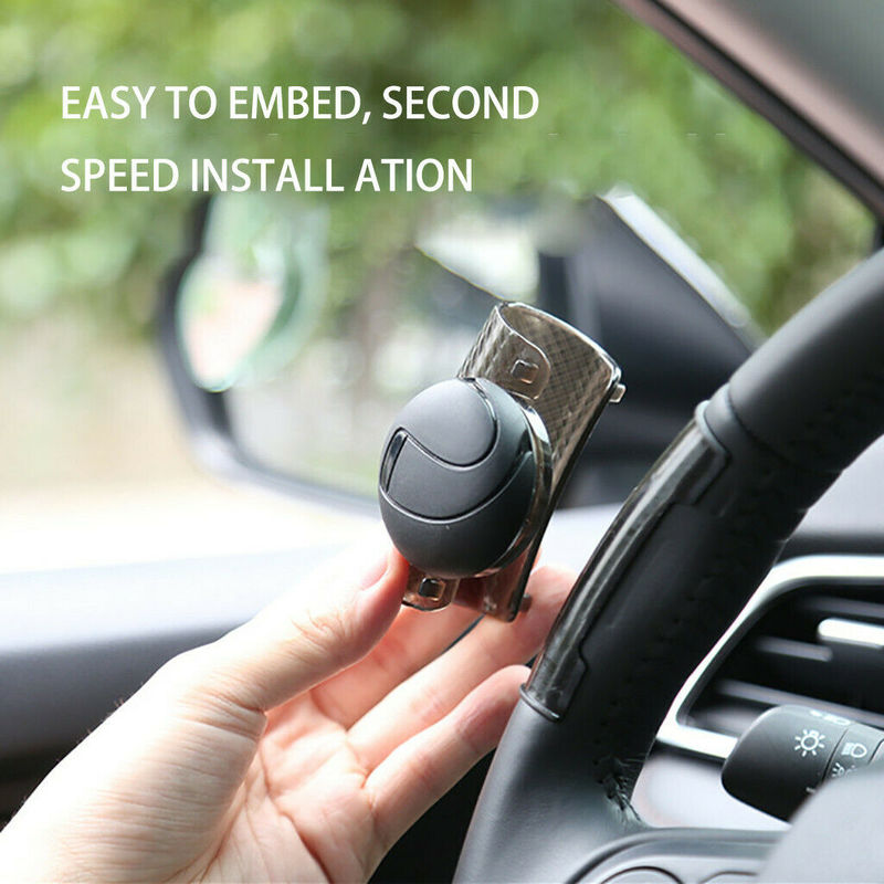 [ Ready Stock ] 360 Degree Rotation Universal Car Steering Wheel Booster/ Auto Car Steering Wheel Spinner Knob Booster Ball/ Car Handle Aid Turning Control Rotary Ball/ Car Styling Accessories