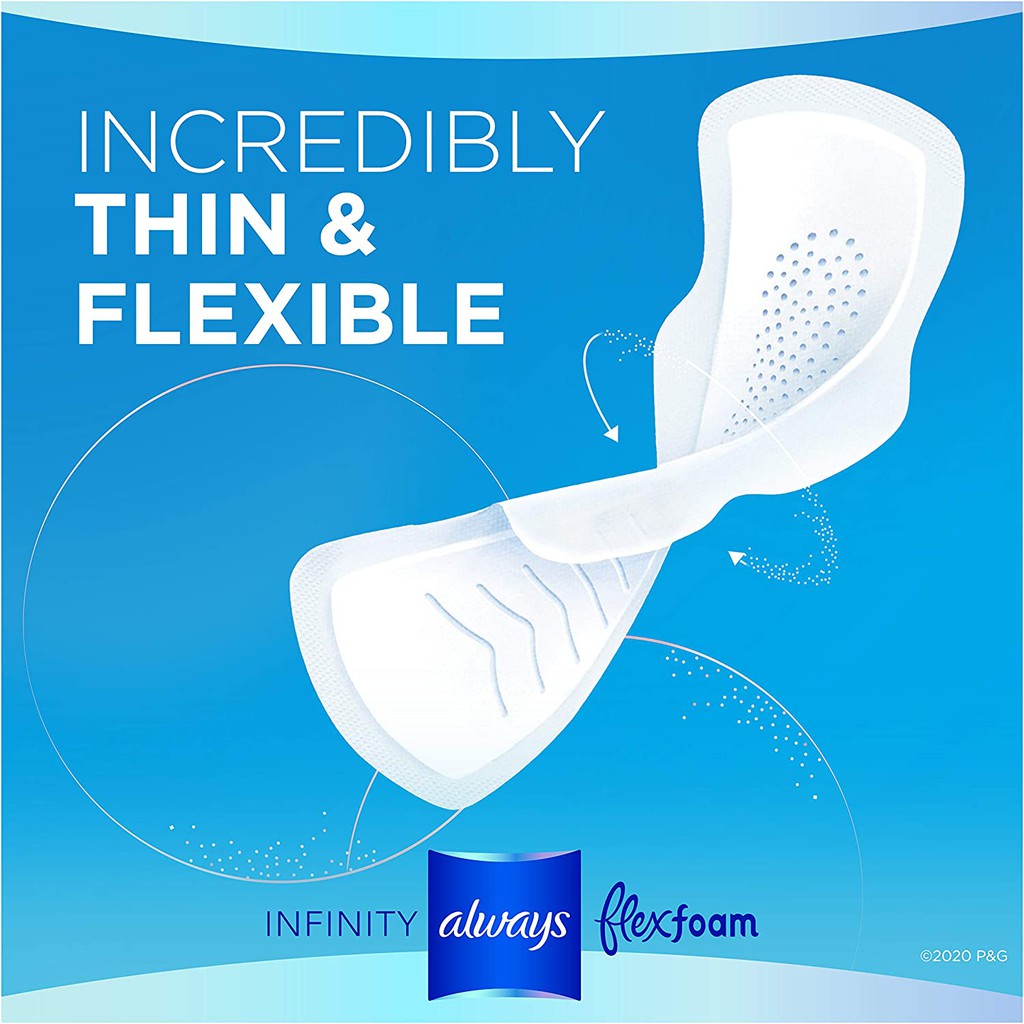 Băng vệ sinh có cánh ALWAYS Infinity Flexfoam