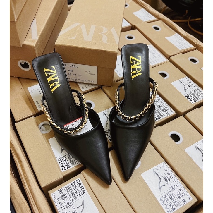 Sục cao gót ZR quai xích cao 7cm